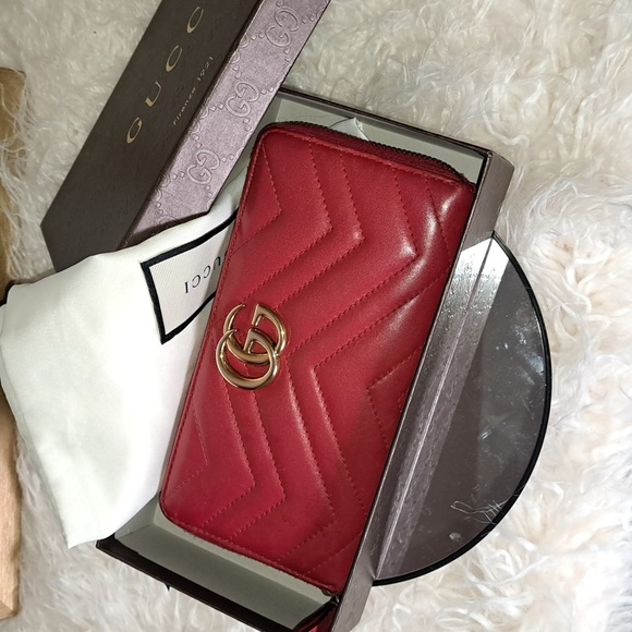 Gucci GG Marmot Zip Around Wallet EUC - Picture 15 of 17